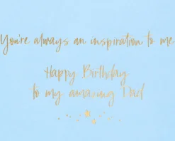 To the Moon and Back Birthday Greeting Card for Dad
