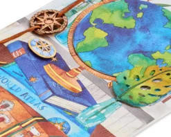 Travel The World Blank Greeting Card