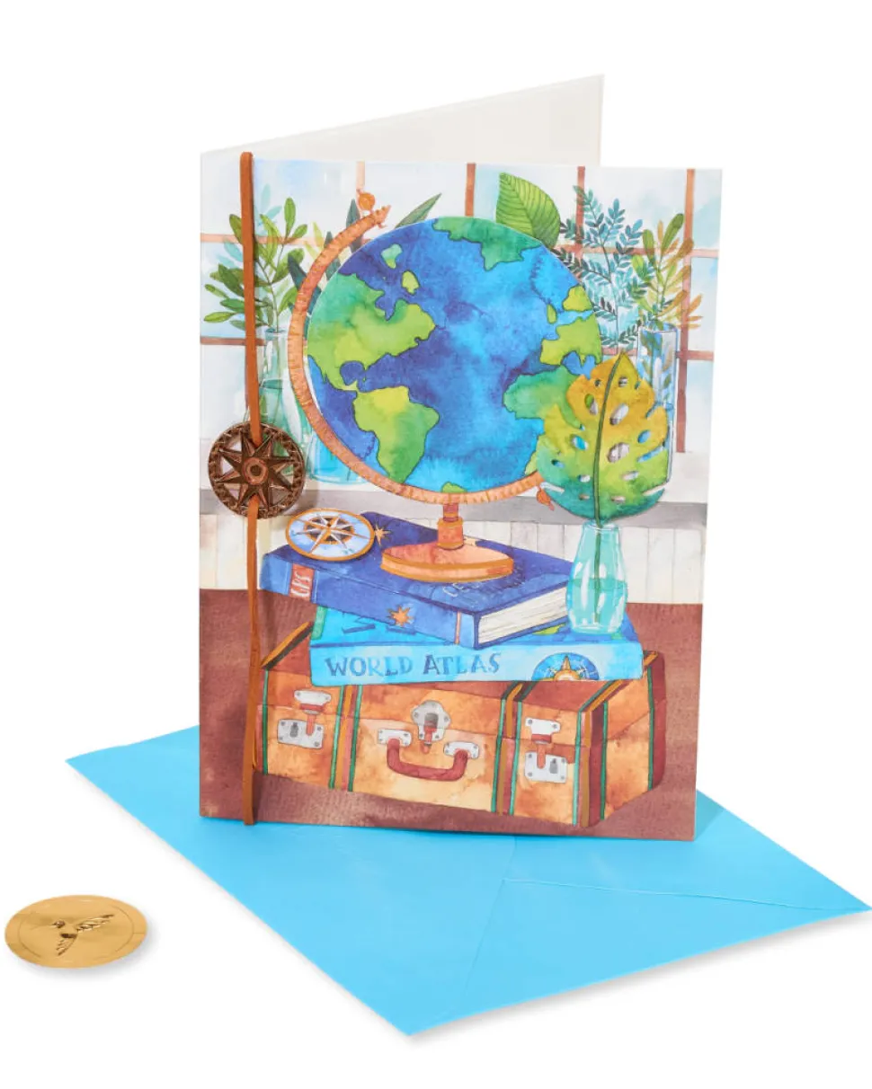 Travel The World Blank Greeting Card
