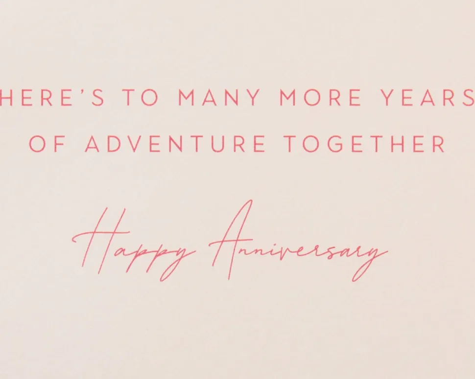 Tropical Anniversary Greeting Card