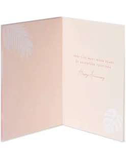 Tropical Anniversary Greeting Card