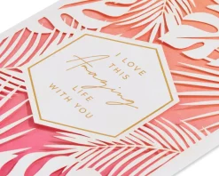 Tropical Anniversary Greeting Card