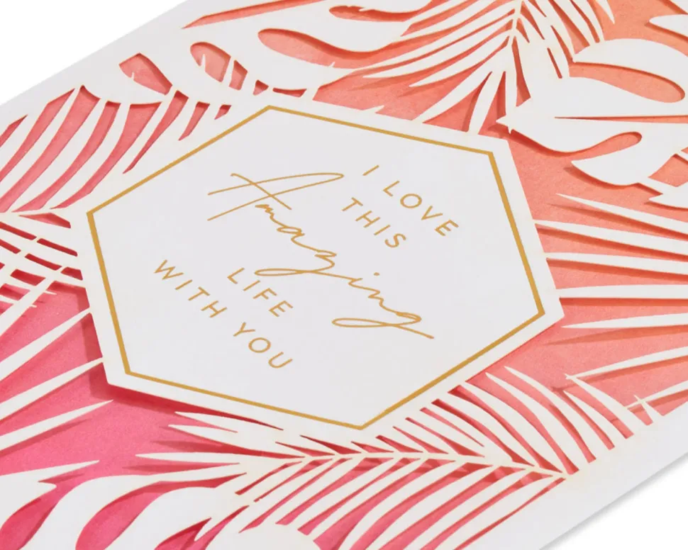 Tropical Anniversary Greeting Card