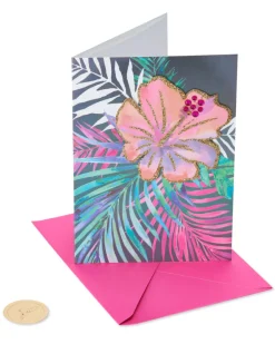 Tropical Birthday Greeting Card