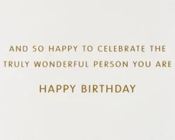 Truly Wonderful Person Birthday Greeting Card for Brother