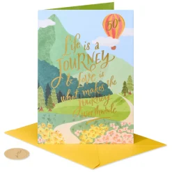Truly Wonderful 50th Anniversary Pop-Up Greeting Card