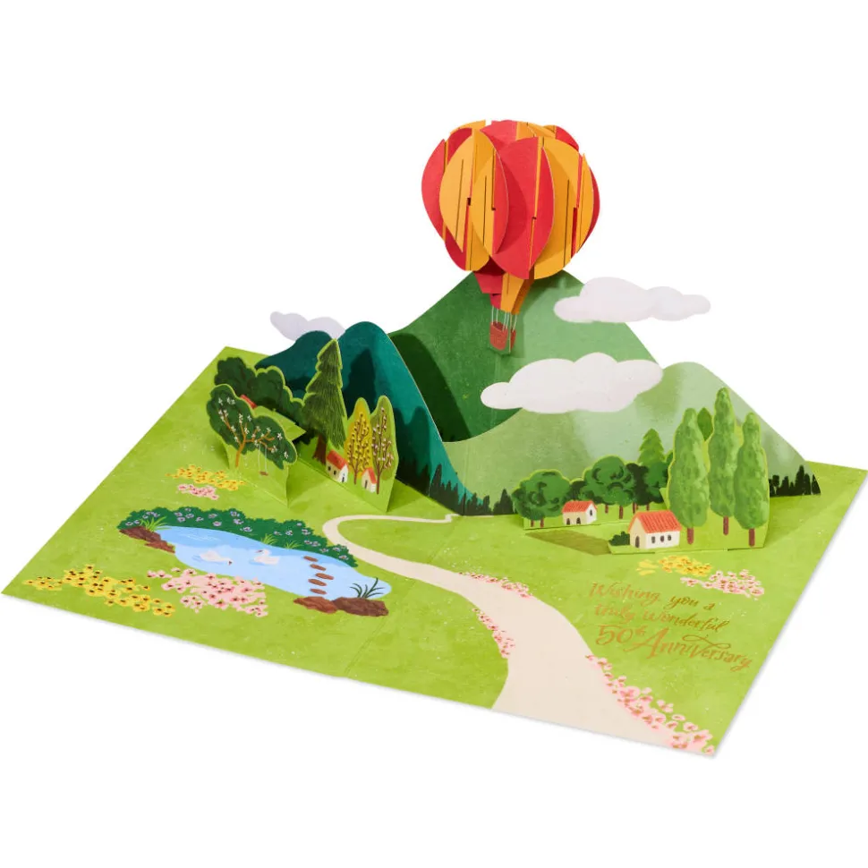 Truly Wonderful 50th Anniversary Pop-Up Greeting Card