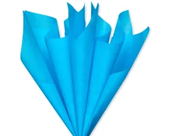 Turquoise Tissue Paper, 8-Sheets