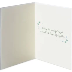 Two Wonderful People Wedding Greeting Card
