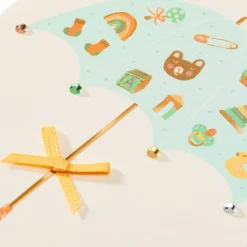 Umbrella Baby Shower Greeting Card