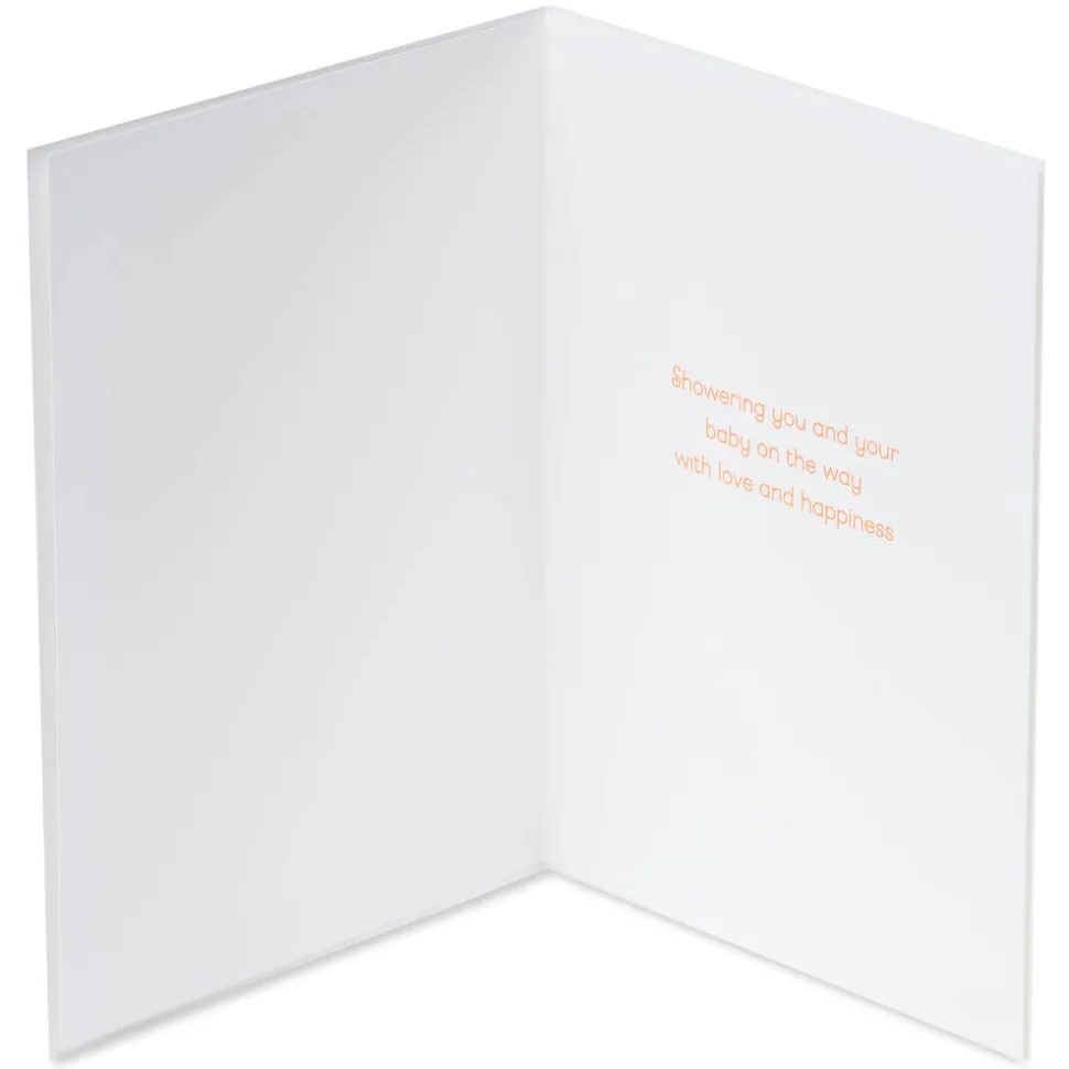 Umbrella Baby Shower Greeting Card