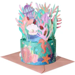 Under the Sea Blank Pop-Up Greeting Card