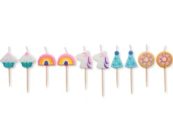 Unicorn Magic Birthday Candles, 10-Count