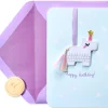 Unicorn Pinata Ornament Birthday Card