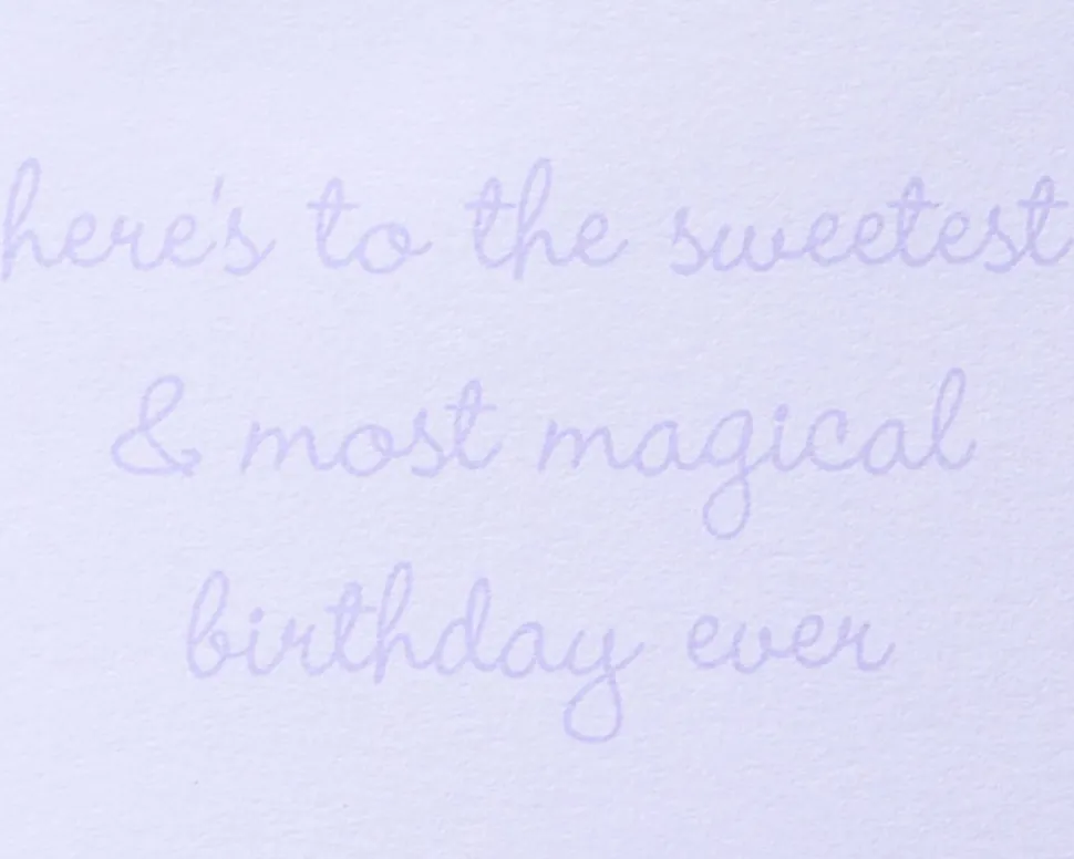 Unicorn Pinata Ornament Birthday Card