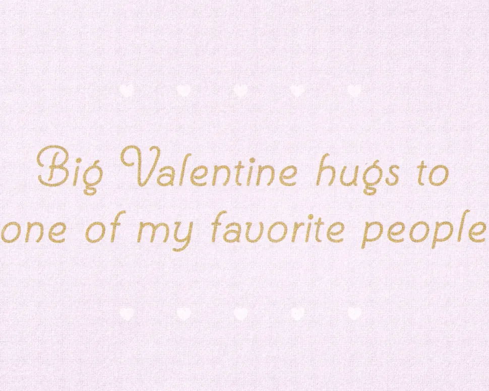 Valentine Hugs Valentine’s Day Greeting Card