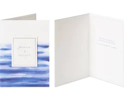 Vase and Peace Sympathy Greeting Card Bundle, 2-Count