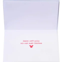 Very Merry Christmas Mickey and Minnie Disney Christmas Greeting Card