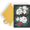 Vintage Floral Holiday Boxed Cards, 14-Count