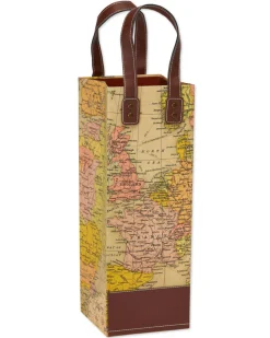 Vintage Map Beverage Bag, 1-Count