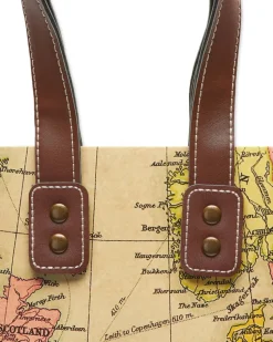 Vintage Map Beverage Bag, 1-Count