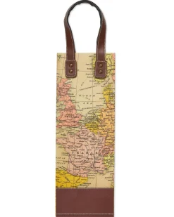 Vintage Map Beverage Bag, 1-Count