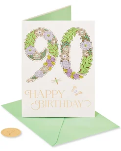 Warm Memories 90th Birthday Greeting Card