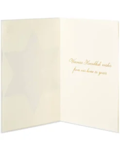 Warmest Hanukkah Wishes Hannukah Boxed Cards, 8-Count