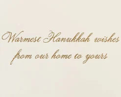 Warmest Hanukkah Wishes Hannukah Boxed Cards, 8-Count