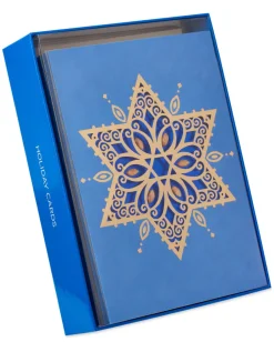 Warmest Hanukkah Wishes Hannukah Boxed Cards, 8-Count