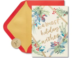 Warmest Holiday Wishes Holiday Boxed Cards, 14-Count