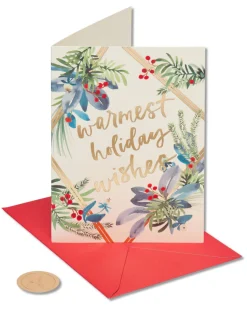 Warmest Holiday Wishes Holiday Boxed Cards, 14-Count