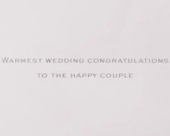 Warmest Wedding Congratulations Wedding Greeting Card