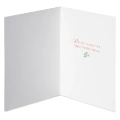 Warmest Wishes Christmas Boxed Cards with Envelopes, 20-Count