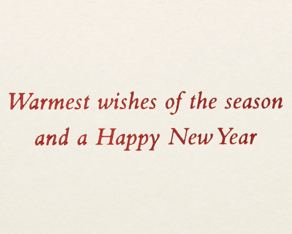 Warmest Wishes Christmas Greeting Card