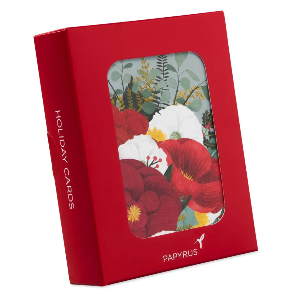 Warmest Wishes Christmas Boxed Cards with Envelopes, 20-Count