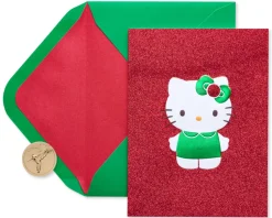 Warmest Wishes Hello Kitty Christmas Boxed Cards, 12-Count