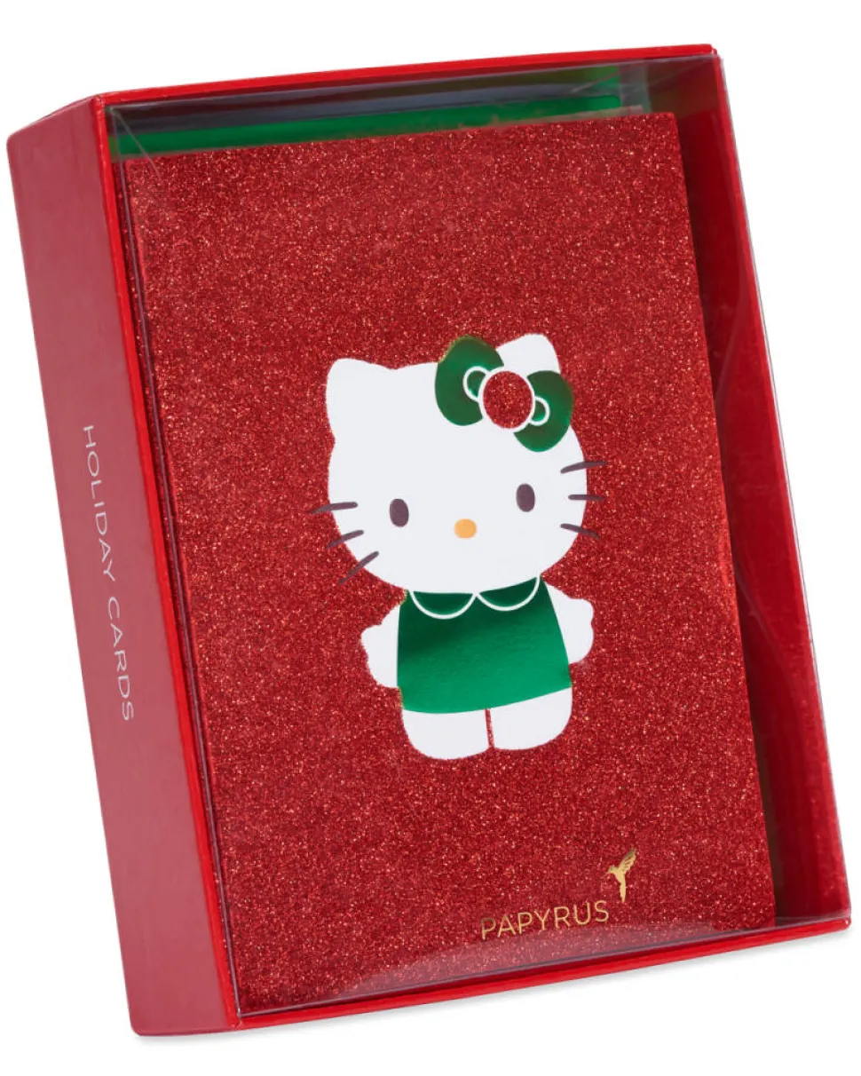 Warmest Wishes Hello Kitty Christmas Boxed Cards, 12-Count