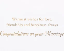 Warmest Wishes Wedding Greeting Card