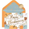 Warmth and Happiness Thanksgiving Greeting Card
