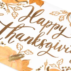 Warmth and Happiness Thanksgiving Greeting Card