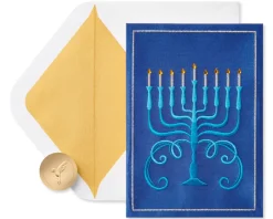 Warmth, Joy and Tradition Chanukah Greeting Card
