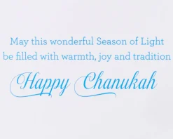 Warmth, Joy and Tradition Chanukah Greeting Card