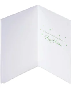 Watercolor Christmas Tree Christmas Greeting Card