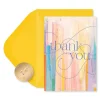 Watercolor 14-Count Blank Thank You Greeting Cards with Envelopes