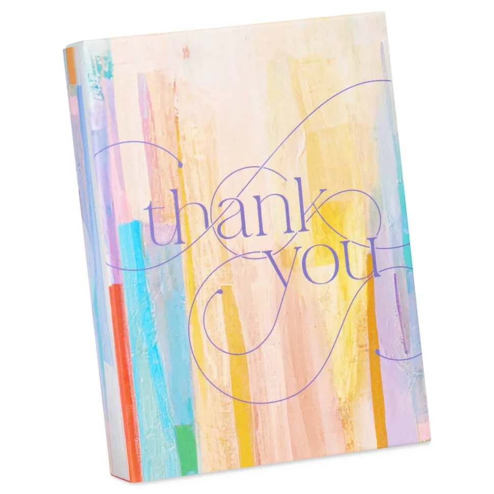 Watercolor 14-Count Blank Thank You Greeting Cards with Envelopes