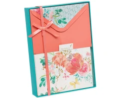 Watercolor Floral Boxed Blank Note Cards, 10-Count