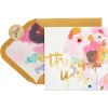 Watercolor Flower Thank You Greeting Card