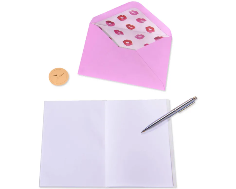 Watercolor Lips Blank Greeting Card – BCRF Partnership