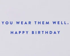 Wear Them Well Birthday Greeting Card